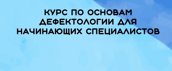 Школа дефектолога. Курс из 12 видеолекций!